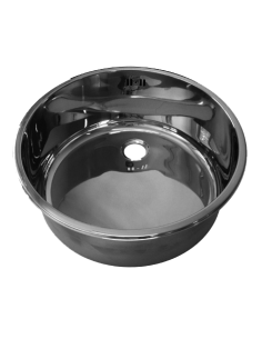 Round sink - Recessed - Acciaio inox AISI 304 -...