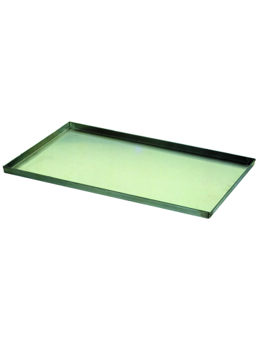 Baking tray in aluminized sheet - Teflon coated - Dimensions 60 x 80 x 2 h cm