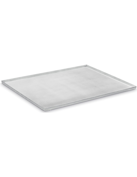 Teglia in alluminio forato - Dimensioni cm 60 x 40 x 2 h