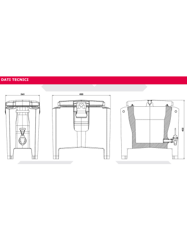 Isothermal container - For liquids - Capacity...