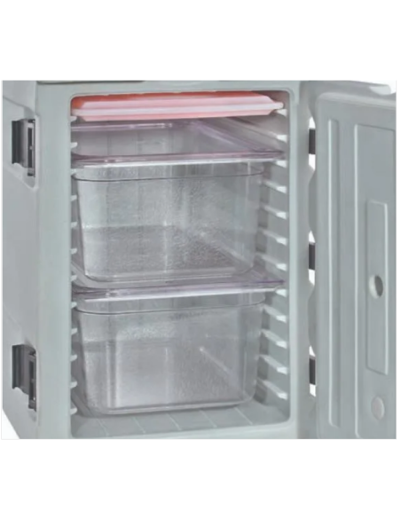 Contenedor isotérmico - Para alimentos - Capacidad 90 lt - Uso de -30° C a +100 °C - cm 44 x 66,5 x 65 h
