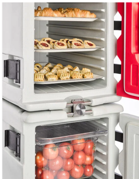 Contenitore isotermico - Per alimenti - Capacità 90 lt - Utilizzo da -30° C a +100 °C - cm 44 x 66.5 x 65 h