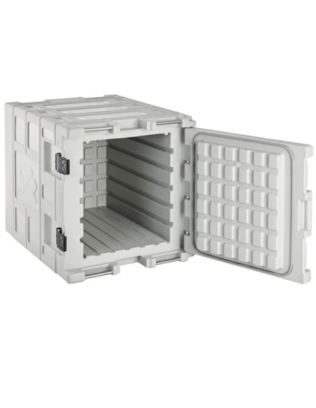 Contenedor isotérmico - Para alimentos - Capacidad 140 lt - Uso de -30° C a +100 °C - cm 62 x82 x 71 h