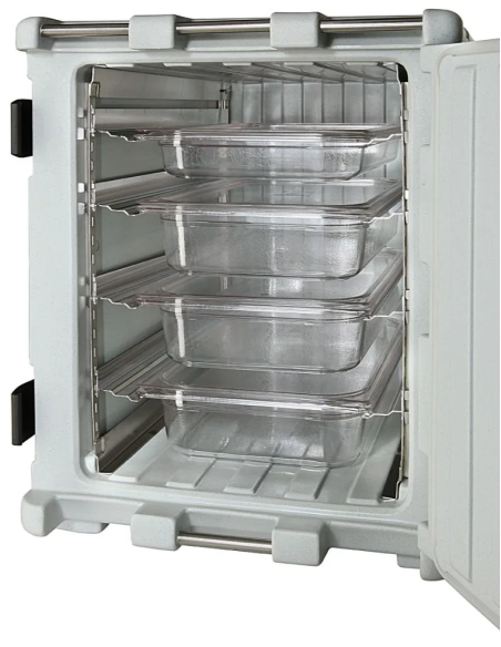 Contenitore isotermico - Per alimenti - Capacità 148 lt - Utilizzo da -30° C a +100 °C - cm 57 x79 x69 h