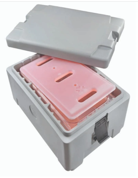 Contenitore isotermico - Per alimenti - Capacità 49 litri - Utilizzo da -30° C a +100 °C - cm 46 x 64 x 38 h