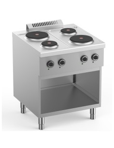 Cucina elettrica - 4 piastre in ghisa - Potenza totale kW...