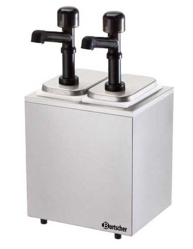 Dispenser per salse - Con pompa - Doppio -...