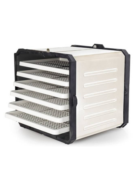 Essiccatore - Capacità 6 vassoi cm 24.5 x 17.5 passo da 3.5c m - cm 27 x 35 x 26 h