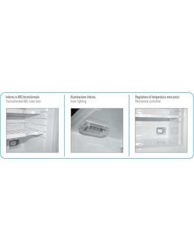Minibar ad assorbimento - Porta curva -...