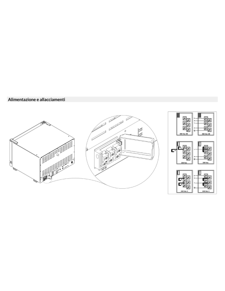 Horno de convección - Eléctrico - Mandos digitales - N. 4 x cm 60x40 - cm 83 x 83 x57h