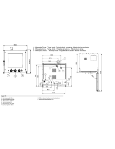 Hornos de convección de vapor - Capacidad 6 x GN 1/1 o 60... 2