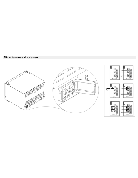 /Hornos de convección de vapor - Capacidad 4 x GN 1 o 60 x 40 cm - Control manual - cm 83 x 83 x 57 h