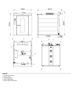 Forno a carrello rotante - Elettrico - Touch screen -... 2