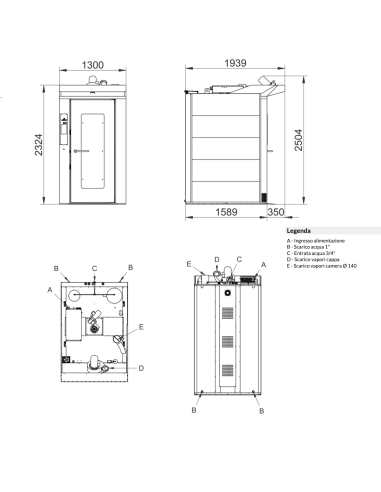 Horno de cremallera rotativo - Eléctrico -...