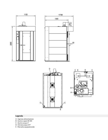 Forno a carrello rotante - Elettrico - Touch...