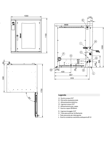 Convection and steam oven - Electric - Touch...