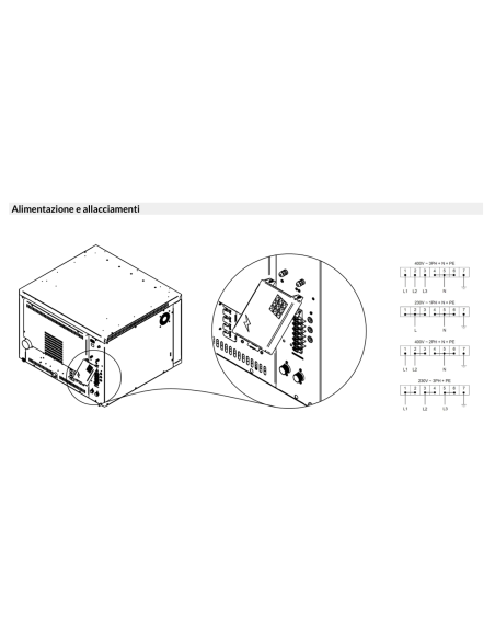 Convection and steam oven - Electric - Touch screen - Capacity n.6 x 40x60/66x46 cm - 100x 90x 69.5h cm