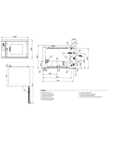 Forno a convenzione e vapore - Elettrico -...