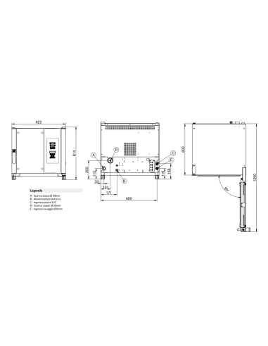 Forno a convenzione e vapore - Elettrico -...
