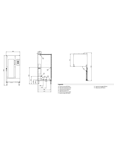 Forno a convenzione e vapore - Elettrico -...