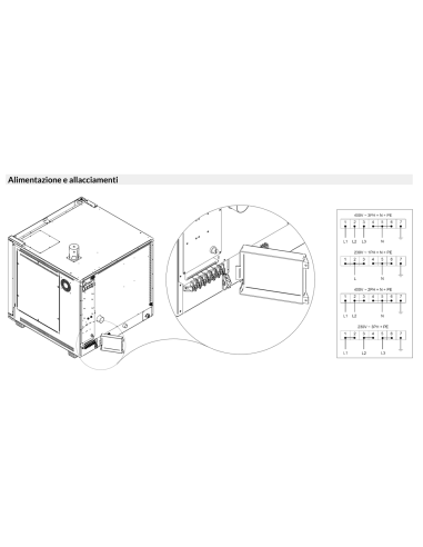 Horno de convección y vapor - A gas - Digital -...