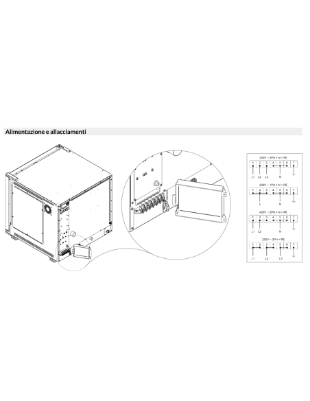 Forno a convenzione e vapore - Elettrico - Digitale - Capacità n.5 GN2/3 - cm 62 x 75 x 61.4h