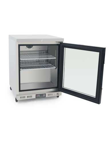 Armario frigorífico con puerta de cristal 105 litros - cm 60,5 x 63,5 x 82,5 h