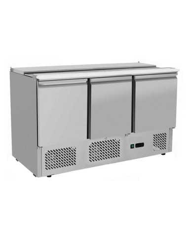 Pizza counter 3 door - cm 136.5 x 70 x 95 h