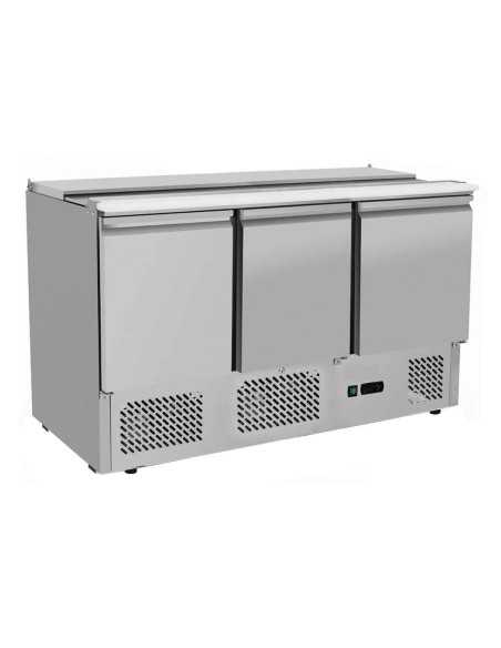 Mostrador para pizza de 3 puertas - cm 136,5 x 70 x 95 h