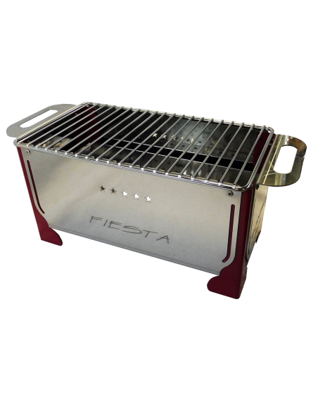 Barbacoa de carbón de sobremesa - Diseño elegante - Dimensiones cm 30 x 15 x 16 h