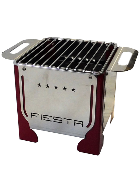 Charcoal table barbecue - Elegant design - Dimensions 16 x 15 x 16 h cm