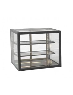 Neutral showcase - Power supply 230V - No. 2 shelves -...