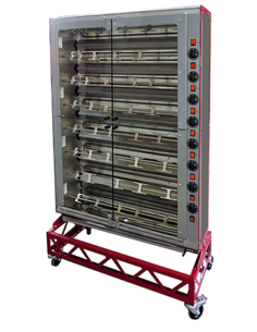 Asador Vertical Eléctrico - Capacidad N . 48 Pollos - N.8...