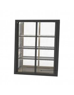 Escaparate neutral - N. 3 estantes - Acceso trasero -...