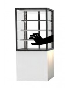 Vitrina refrigerada - Ventilado - Temperatura +6°C/ +10°C...