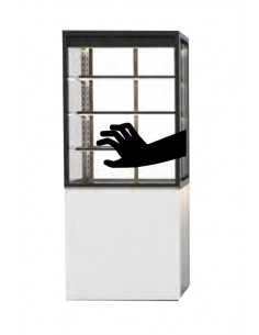 Vetrina Calda - A secco - Temp. +30°C/+70°C - Accesso...