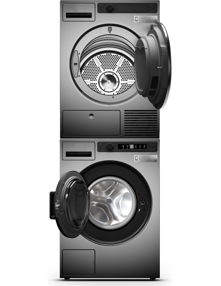 Essiccatoio rotativo - Capacità kg 6/7 - Riscaldamento elettrico - Cesto cm 45 Ø - cm 59.5 x 65.4 x 85 h