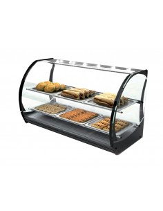 Espositore vetrina calda - Temperatura +30°C/+90°C -...