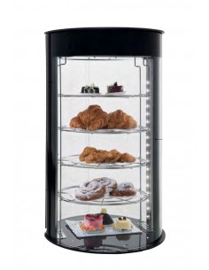 Escaparate neutral - N. 4 estantes - Iluminación LED -...