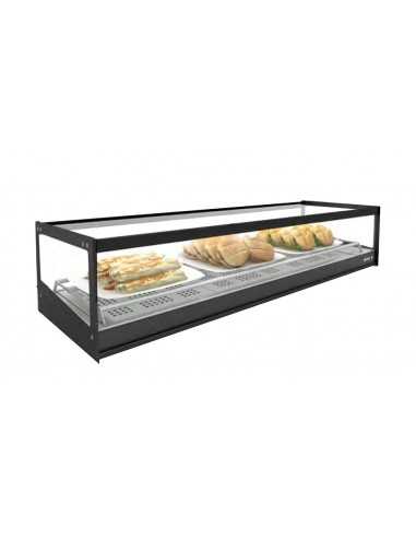 Vitrina caliente - Temperatura +30°/ +70°C -...