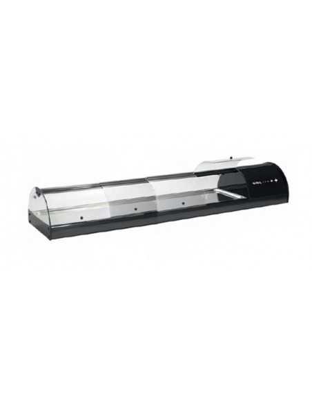 Vitrina refrigerada - Autoservicio - Temperatura +2°C/ +6°C - Profundidad de la cubeta 15 mm - Cm 178.8 x 39.5 x 24.5 h