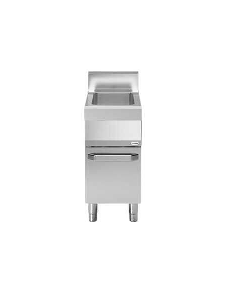 Cocedor de pasta a gas - Olla individual 40 litros - Energía kW 11.8 - Dimensiones cm 40 x 70 x 85 h