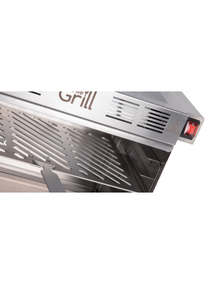 Griglia a infrarossi - Elettrico - Temperatura 850 °C - Tempo di cottura 3 minuti - cm 45 x 31 x 38 h