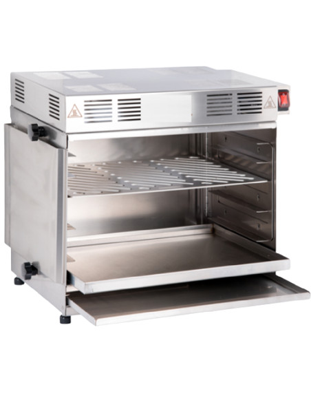 Infrared grill - Electric - Temperature 850 °C - Cooking time 3 minutes - cm 45 x 31 x 38 h