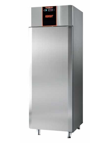 Armadio frigorifero - Acciaio inox - 1 porta - Temp. -18/-22°C - Ventilato - Capacità lt 590 - cm 71 x 80 x 203h