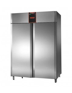 Armadio frigorifero - Acciaio inox - 2 porte - Temp....