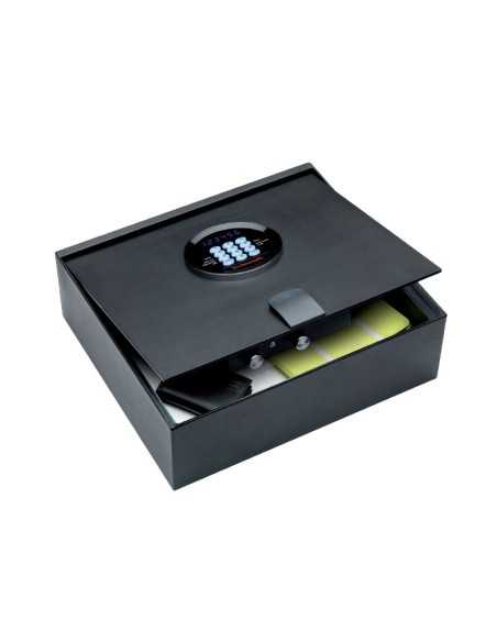 Caja fuerte - Para hoteles - Electrónica - Pantalla LED - Apertura hacia arriba - cm 40 x 35 x 12,7 h