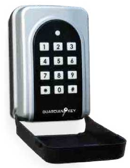 Cassaforte con portachiavi per esterno a combinazione elettronica digitale - cm 8.6 x 5.5 x 12.7 h