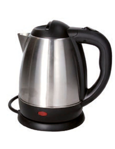 Kettle - Stainless steel - Capacity 1.2 l - Independent base - cm 20 x 13.5 x 20 h