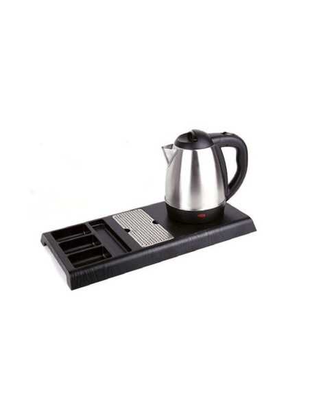 Kettle - Stainless steel - Capacity 1.2 l - Connection on tray - cm 43 x 22.5 x 24 h